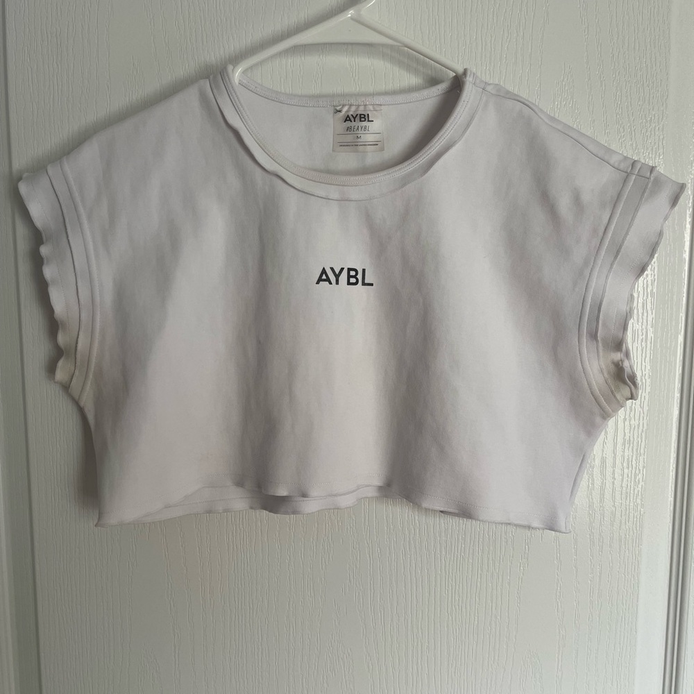 AYBL Classic White Crop Top